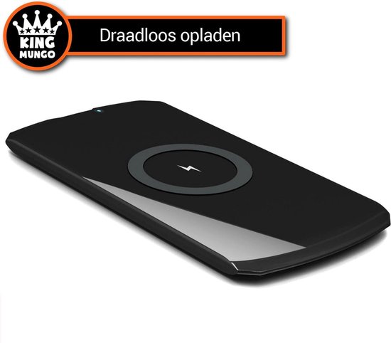 oven Verandering Klap Draadloze Oplader voor Samsung Galaxy S8, S7, S7 Edge, S6, S6 Edge - Zwart  - King... | bol.com