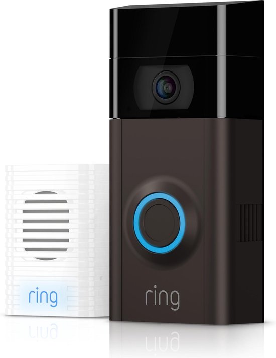 Ring Video Deurbel 2 - Inclusief Chime (deurbelgong) - Ring