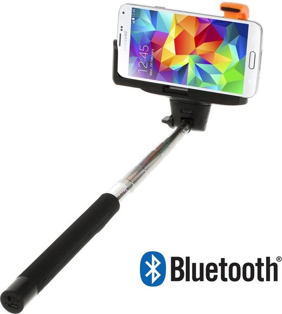 Shop4 LG V10 Selfie stick Bluetooth Zwart