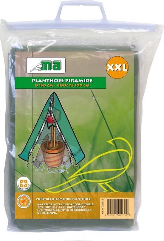 Plantenhoes Winterbescherming - H. 300 cm - Maat XXL