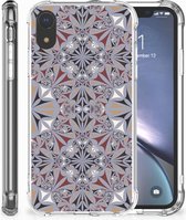 Shockproof Case Geschikt voor iPhone XR Flower Tiles