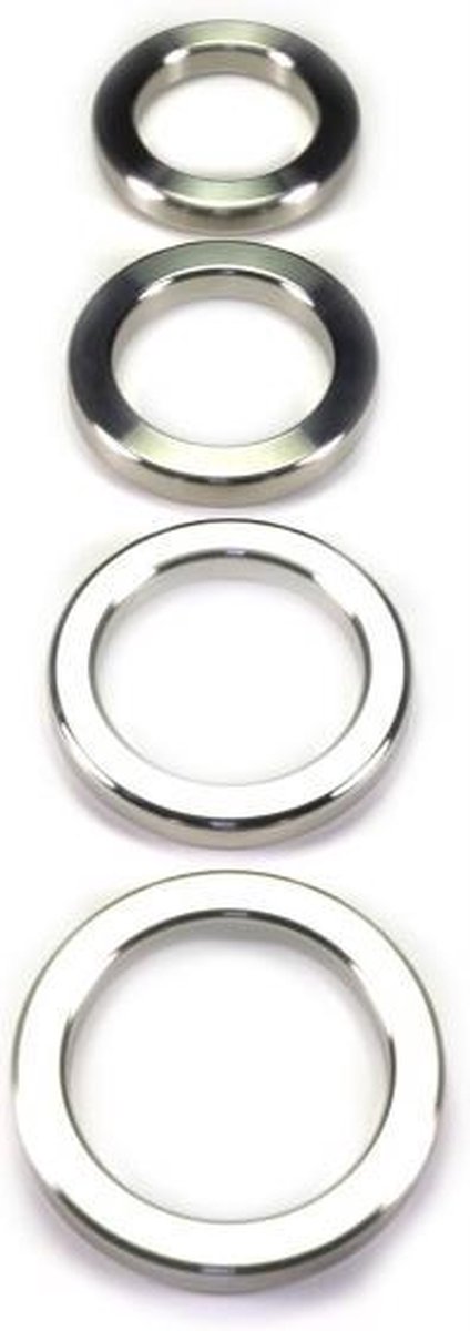 Goedkoopste Cockring van hoogwaardig RVS 1 cm breed - diameter 45 mm