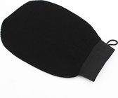 Hiden | Zwarte scrubhandschoen - Washandje - Kessa glove | 1 stuk