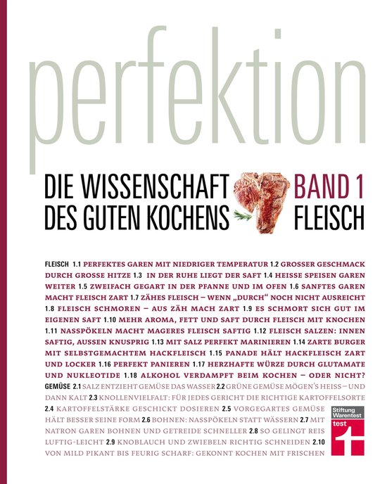 Perfektion Fleisch - Die Wissenschaft des guten Kochens: Ban ... - cover