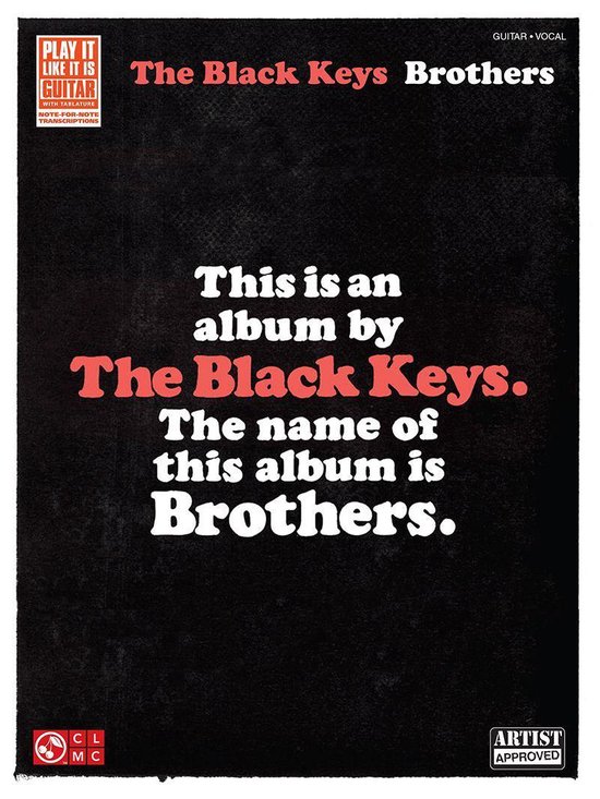 The Black Keys - Brothers (Songbook) - cover