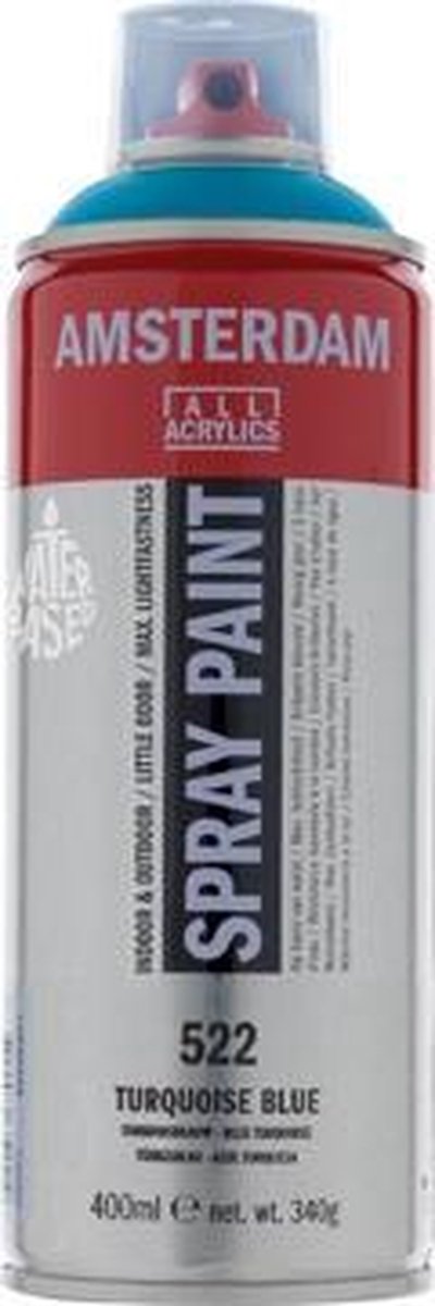 Spraypaint - 522 Turkooisblauw - Amsterdam - 400 ml
