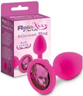 RelaXxxx Silicone Diamont Plug Pink Small