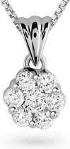 Orphelia HD-4210 - Hanger - 18 Karaat Witgoud / Diamant 0.25 ct