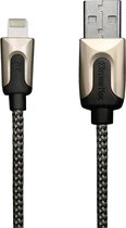 XtremeMac XCL-HQC2-93 Premium USB/Lightning Kabel 2m - Zwart Goud