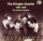 The Klingler Quartet 1905-1936 - The Joachim Tradition