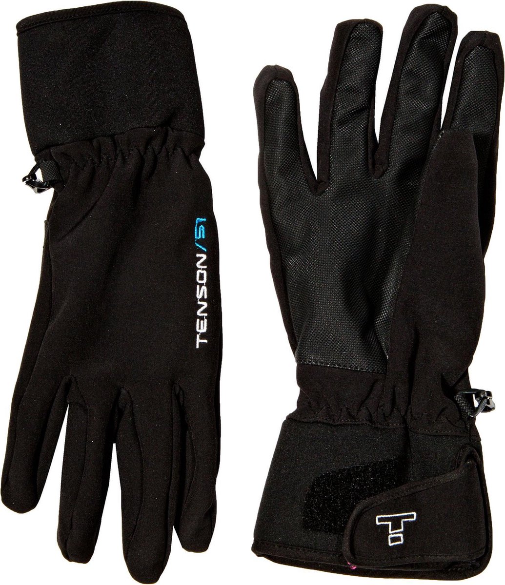 Frosty Softshell Handschoenen Wintersporthandschoenen Unisex - zwart |