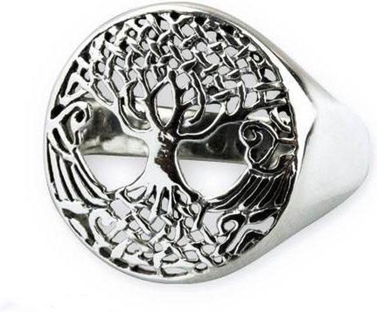 Tree of life Zilveren Ring maat 62 (R5501.62)