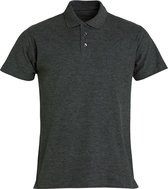 Clique Basic Polo antraciet melange 3xl