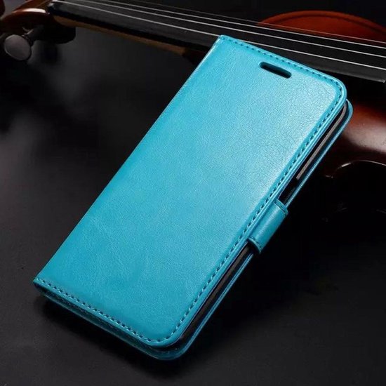 KDS Wallet case hoesje Huawei Ascend Y300 blauw