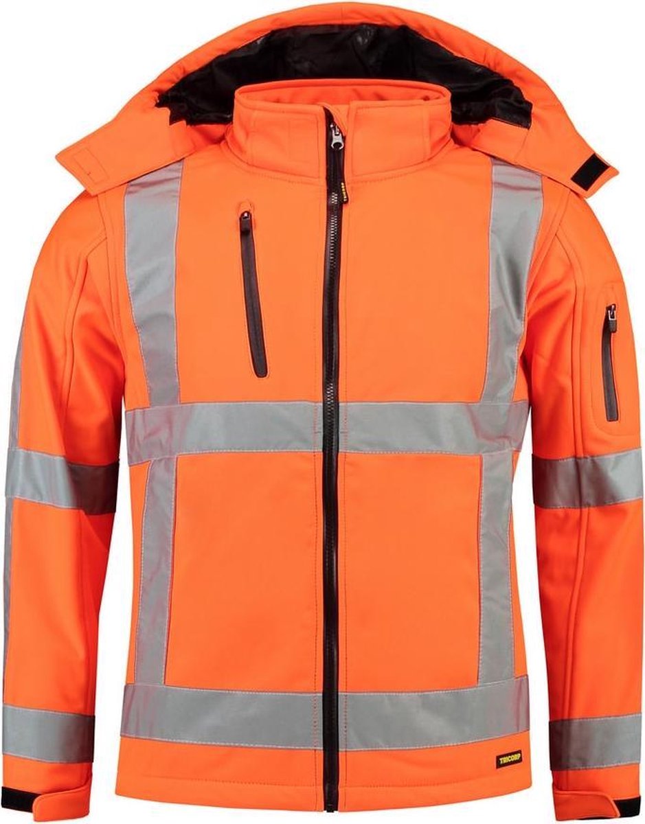 Tricorp Soft shell jack RWS - Workwear - 403003 - Fluor Oranje - maat 7XL