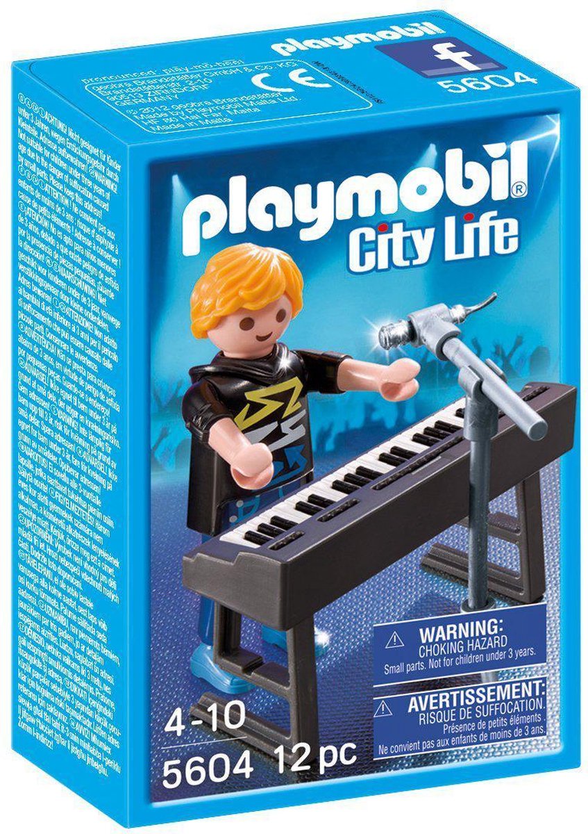 Clavier Playmobil Popstars - 5604 | bol