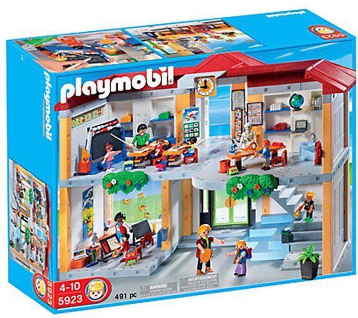 Playmobil Ecole Avec 3 Salles De Classe | bol