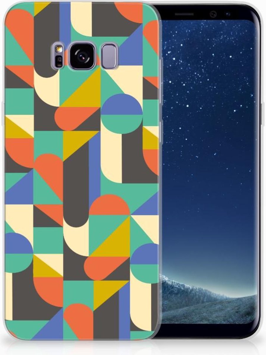 Samsung Galaxy S8 Plus TPU bumper Funky Retro