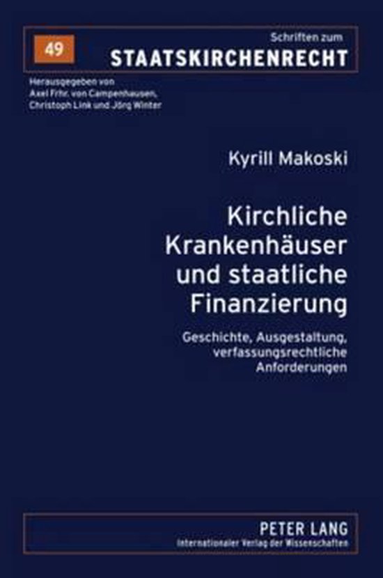 Kirchliche Krankenhäuser und staatliche Finanzierung - cover