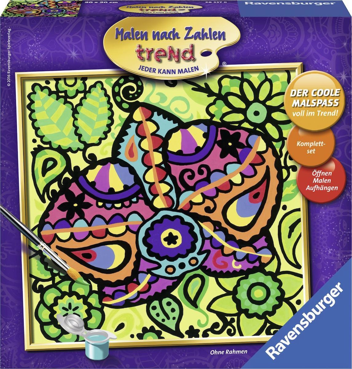 Ravensburger schilderen op nummer Planten in bloei - Hobbypakket