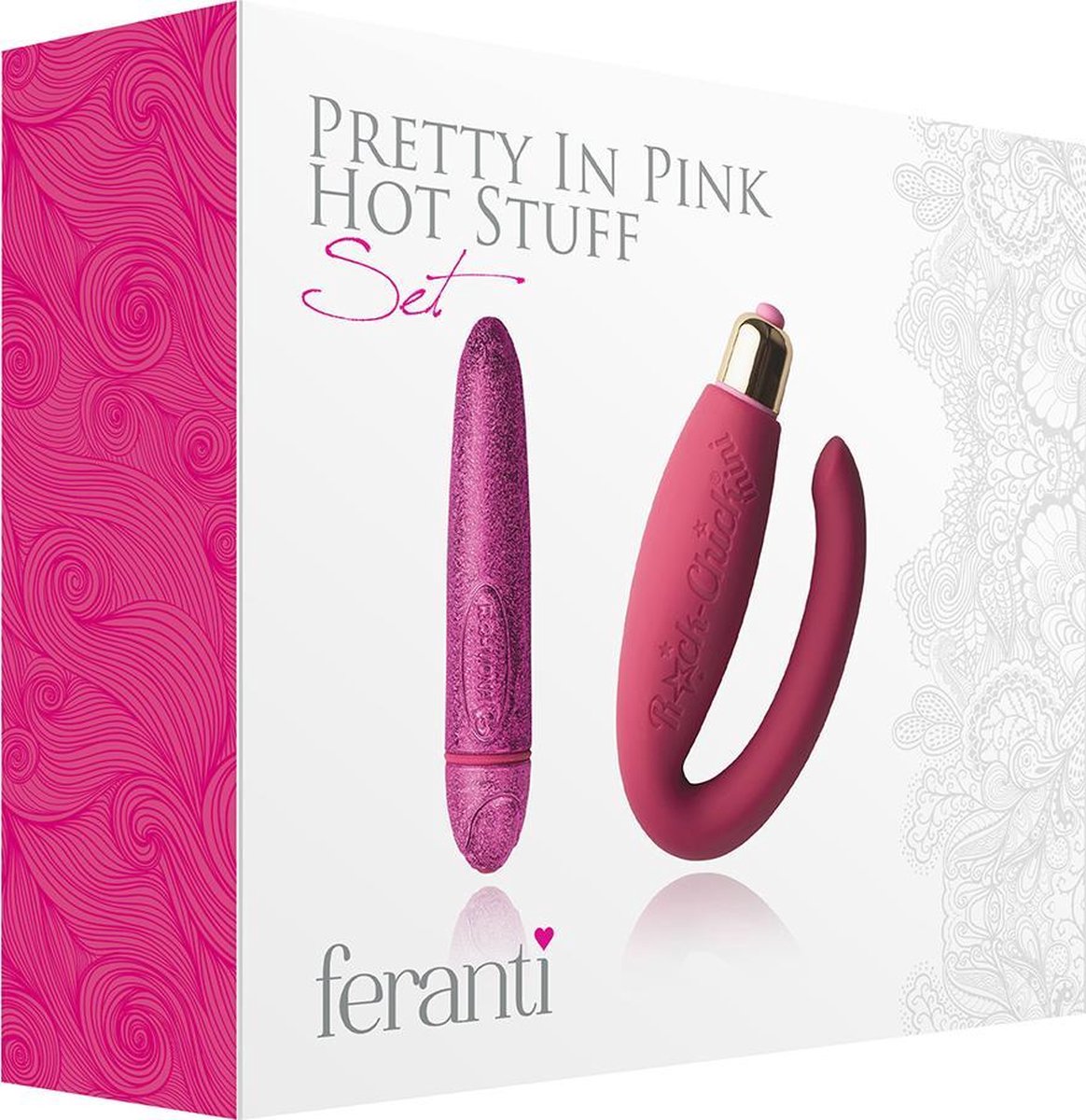 Rocks-Off 2-dlg. Set Pretty in Pink Hot Stuff - roze