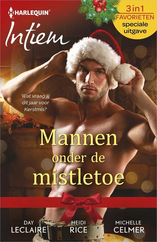 Man met kerstmuts, 'Mannen onder de mistletoe' staat centraal. 'Wat vraag jij dit jaar voor Kerstmis?'