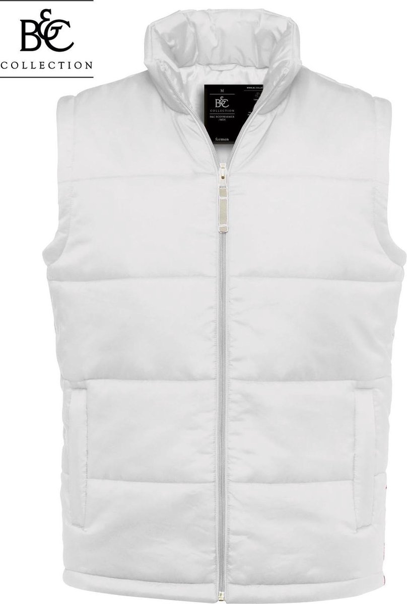 B&C Collection Heren Bodywarmer Maat M Kleur Wit