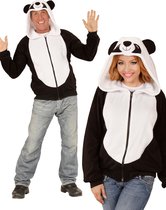 Panda vest met capuchon voor volwassenen - Verkleedkleding - One size