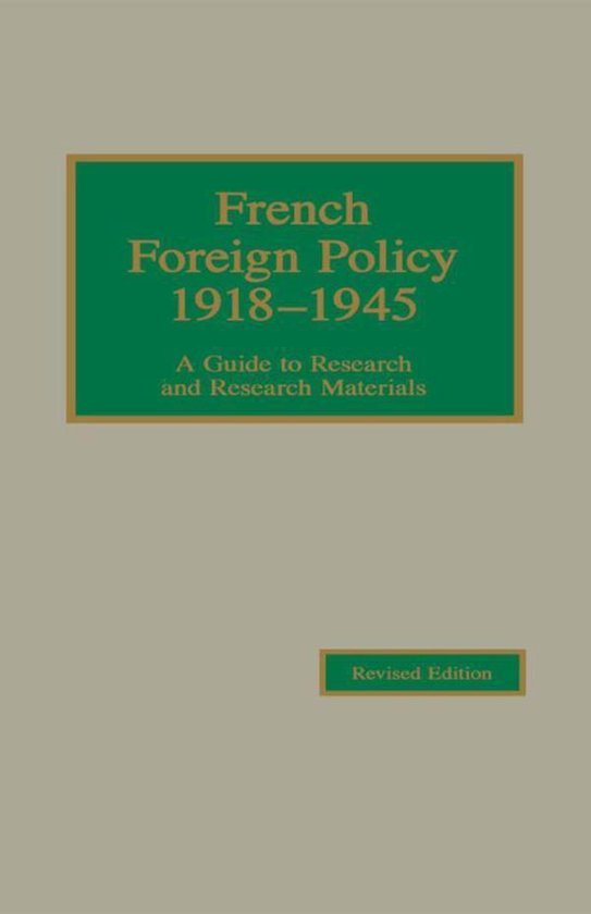 European Diplomatic Histo French Foreign Policy 19181945 (ebook
