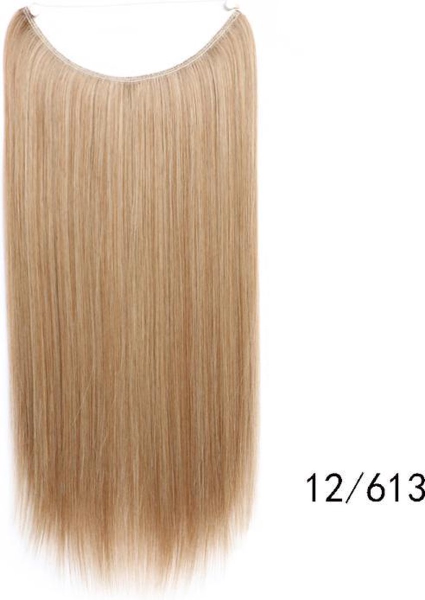 Wire Haarextensions 10/613 – Blond – 55 cm – Binnen Een Minuut Lang En Vol Haar - Merkloos