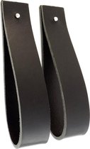 NOOBLU leren ophanglus - SLING 3,5 cm - maat S - zwart (2)