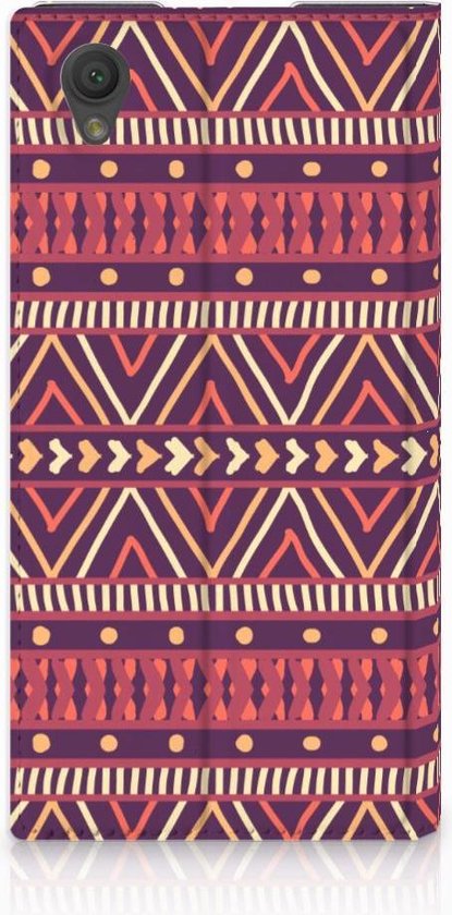 Sony Xperia L1 Standcase Cover Aztec Purple
