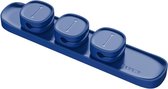 Baseus USB Kabel Clip Desk Tidy organisator draad leiden houder met zelfklevend gesteund (blauw)