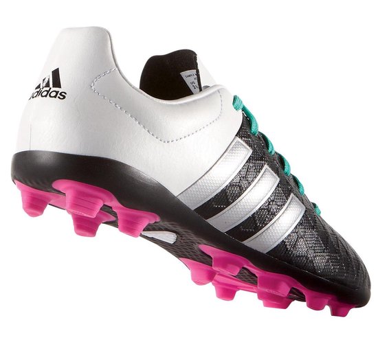 adidas ACE 15.4 FxG Voetbalschoenen - Maat 29 - Unisex -  zwart/wit/groen/roze | bol.com