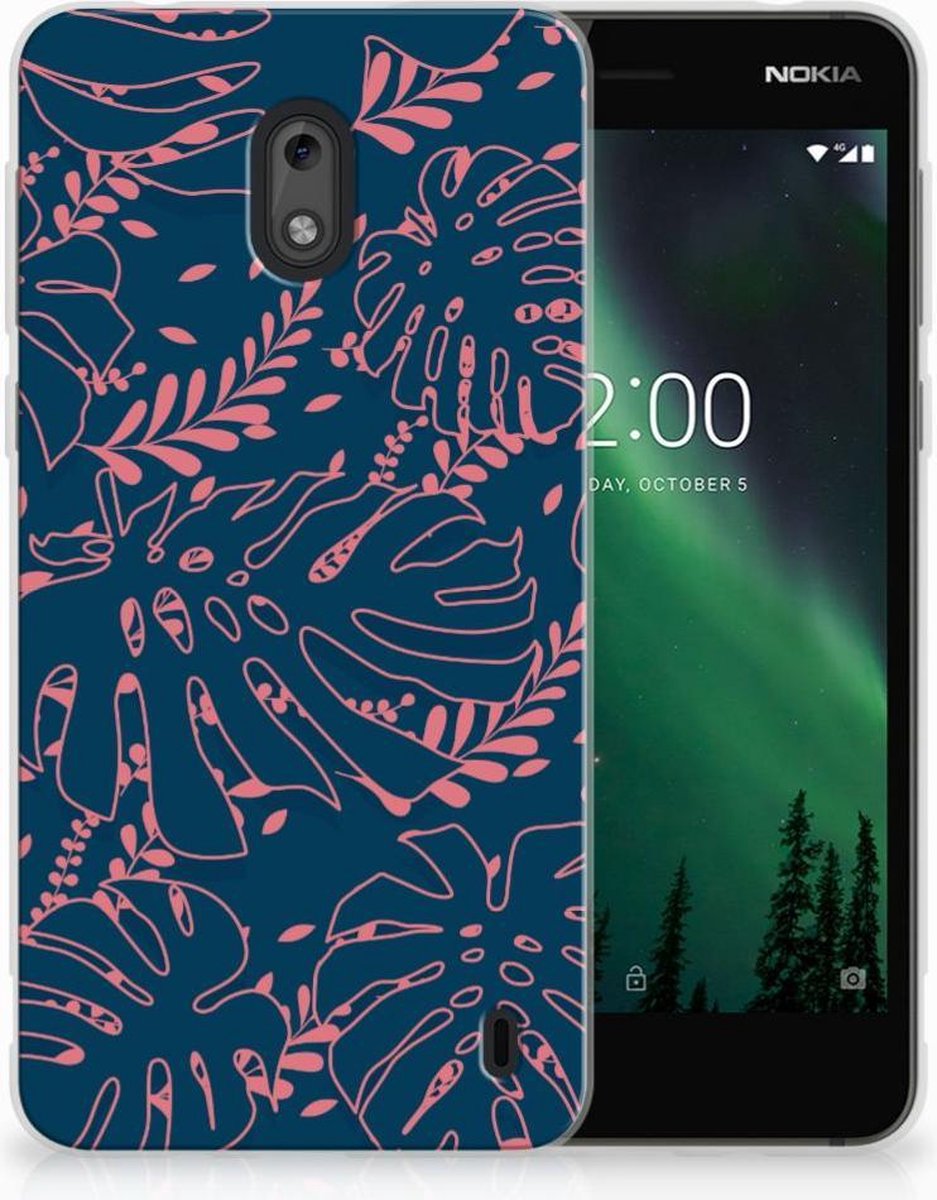Nokia 2 TPU Case Palm Leaves