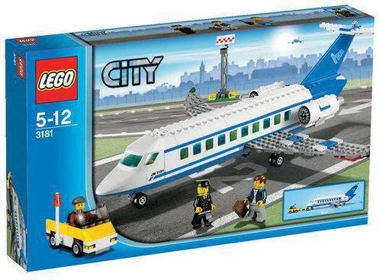 L'avion de passagers LEGO City - 3181 | bol.
