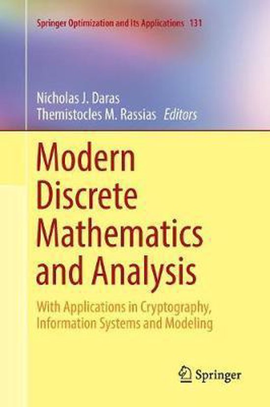 Springer Optimization and Its Applications131- Modern Discre ... - cover