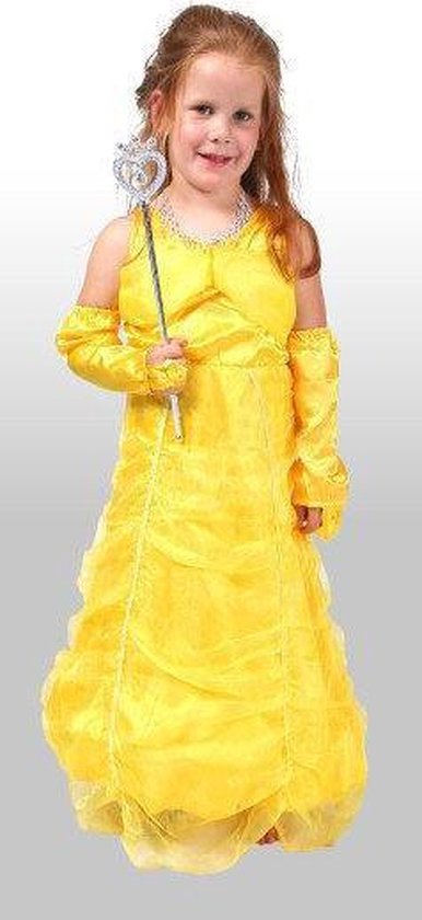 erwt Een centrale tool die een belangrijke rol speelt mozaïek Prinses Irene Kleed - Kostuum - Maat 98-104 - Geel | bol.com