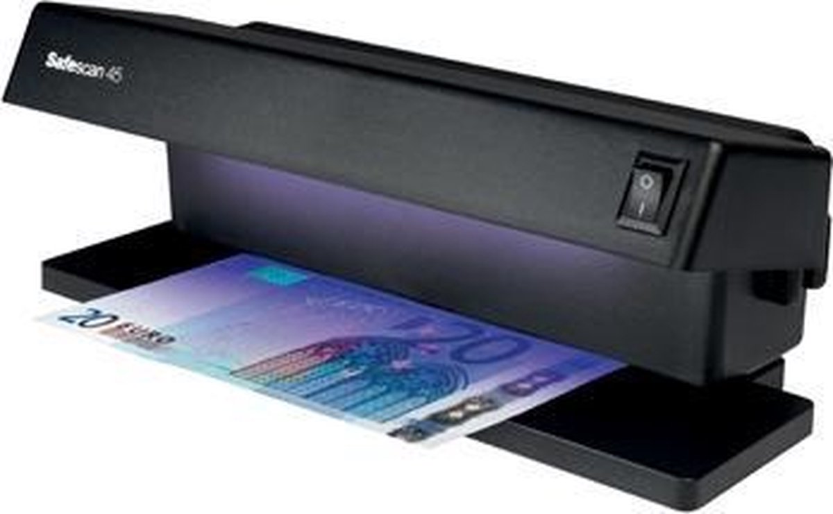 Safescan 40H draagbare bankbiljettencontroleur voor snelle inspectie van bankbiljetten, creditcards en identiteitskaarten - bankbiljettencontrole met UV-licht - UV-licht geldcontrole