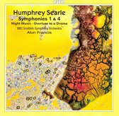 Searle: Symphonies nos 1 & 4 etc / Alun Francis, BBC Scottish SO