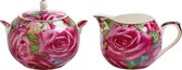 Maxwell & Williams Royal Old England - Melk en Suikerset - Noble Rose