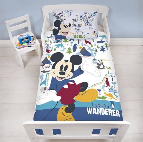 Disney Mickey Mouse Wanderer junior - Housse de couette - 120 x 150 cm - Multi