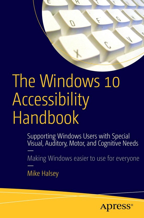 The Windows 10 Accessibility Handbook - cover