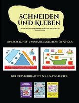 Einfache Kunst- und Bastelarbeiten fur Kinder (Schneiden und Kleben von Autos, Booten und Flugzeugen)