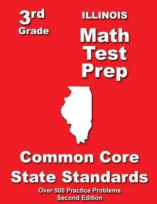 Illinois 3rd Grade Math Test Prep - cover