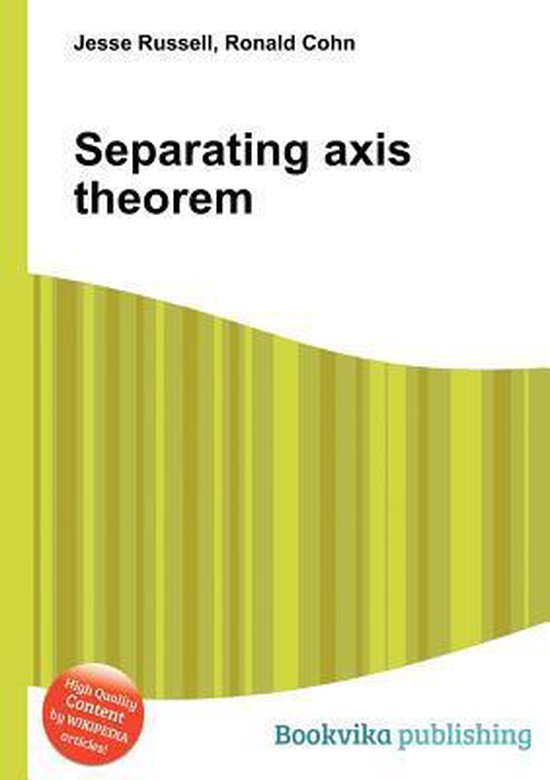 Separating axis theorem 9785511634128 boeken bol