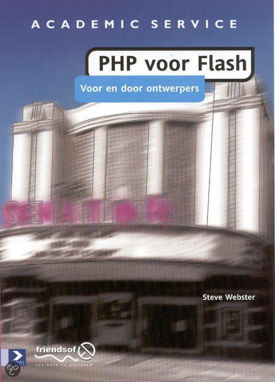Cover van het boek 'PHP voor Flash voor en door ontwerpers'