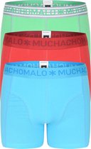 Muchachomalo boxershorts 3-pack - kobalt/ rood/ groen