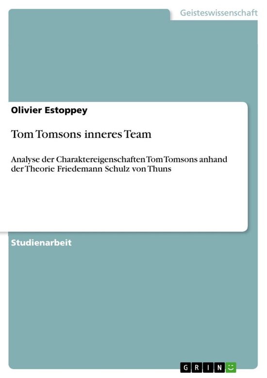 Tom Tomsons inneres Team - cover