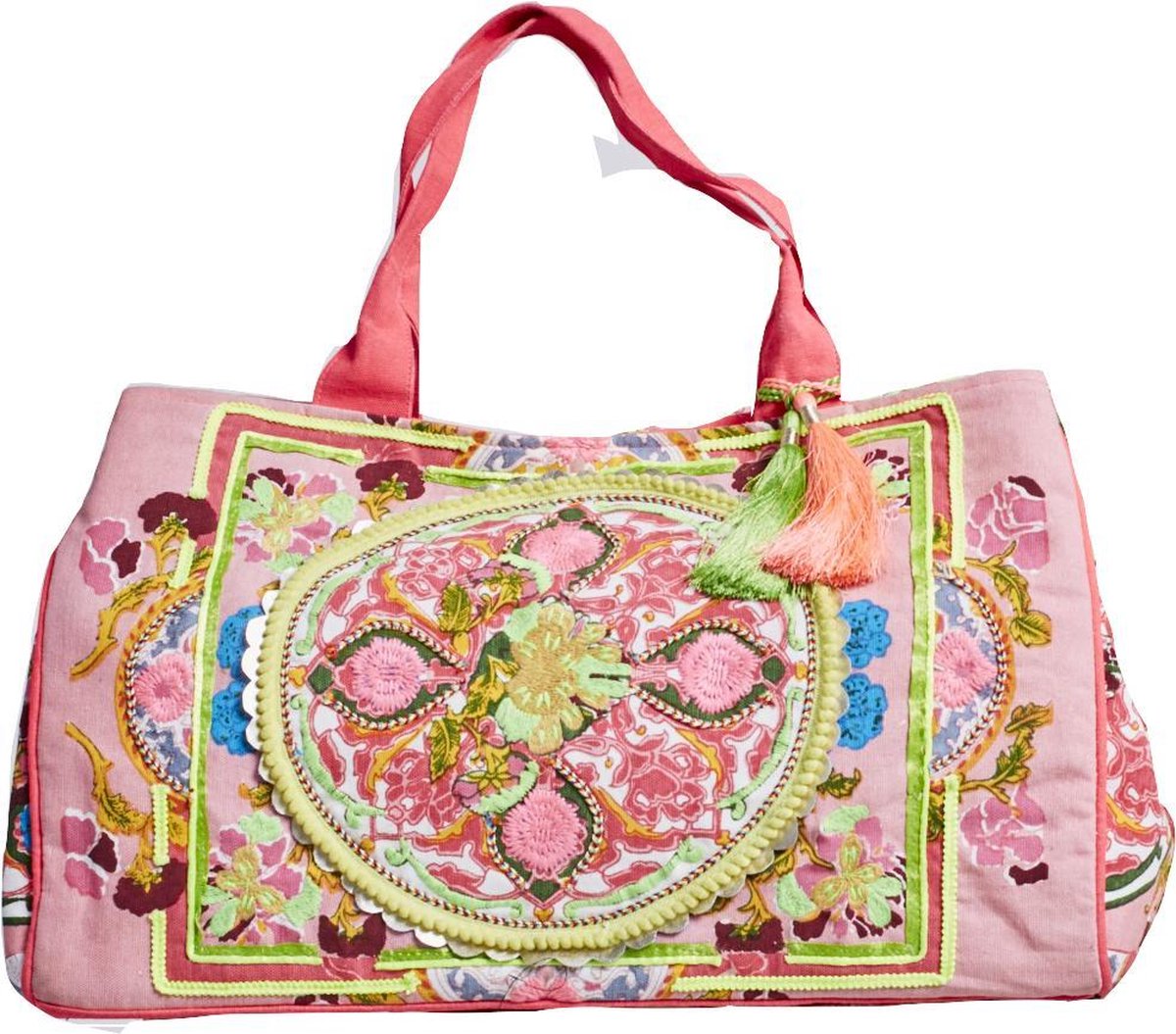 Debbie Katz Mini Boho Handtas - Roze